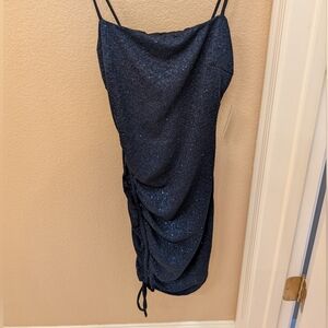 Elegant Black Glitter Dress